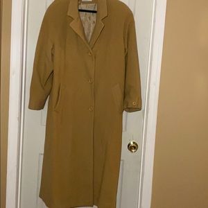 Wool trench coat